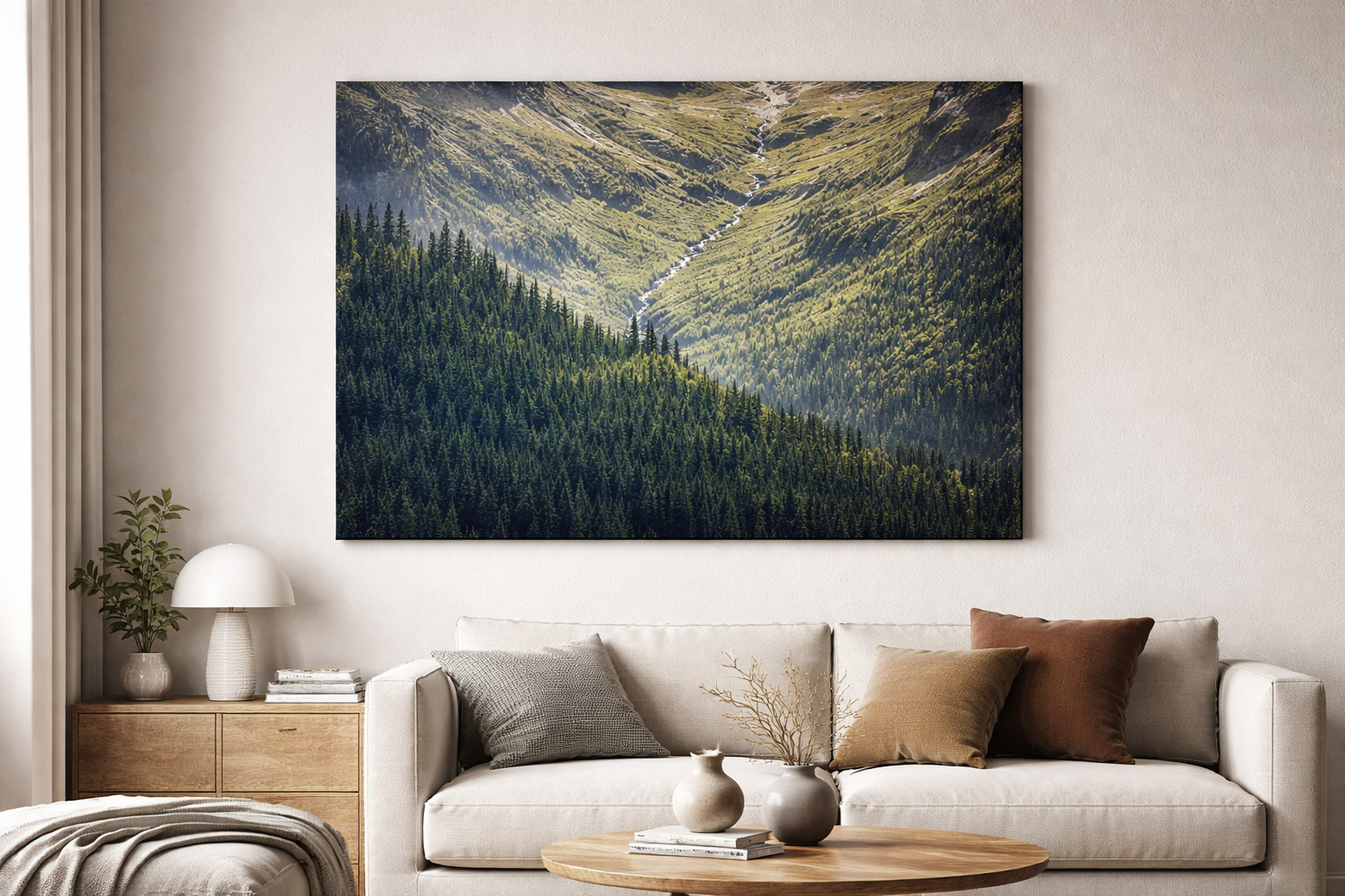 Print in a premium interior